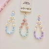 Spring/Summer 2026 new collection: Pure hand-woven mobile phone chain, small Daisy flower wrist lanyder, keychain, bag pendant details Picture